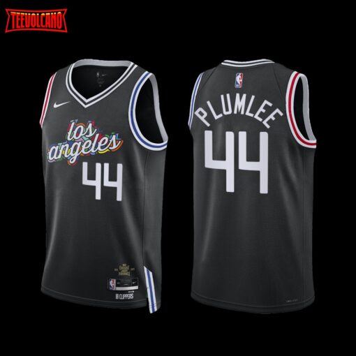 Los Angeles Clippers Mason Plumlee 2022-23 City Edition Jersey Black