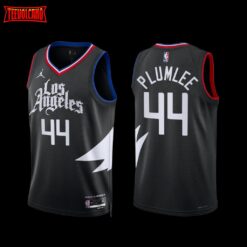 Los Angeles Clippers Mason Plumlee 2022-23 Statement Edition Jersey Black