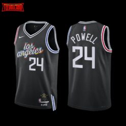 Los Angeles Clippers Norman Powell 2022-23 City Edition Jersey Black