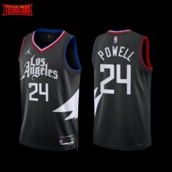 Los Angeles Clippers Norman Powell 2022-23 Statement Edition Jersey Black