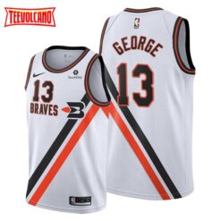 Los Angeles Clippers Paul George 2020 White Classic Jersey