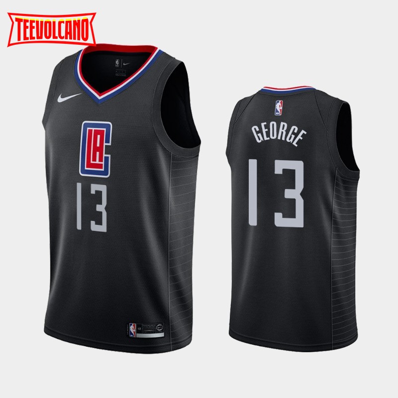 Los Angeles Clippers Paul George Black Statement Jersey