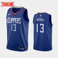 Los Angeles Clippers Paul George Blue Icon Jersey