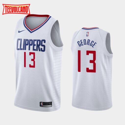 Los Angeles Clippers Paul George White Association Jersey