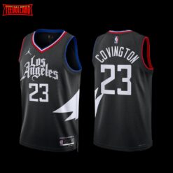 Los Angeles Clippers Robert Covington 2022-23 Statement Edition Jersey Black