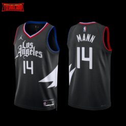 Los Angeles Clippers Terance Mann 2022-23 Statement Edition Jersey Black