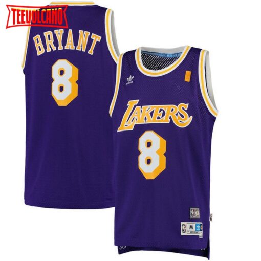 Los Angeles Lakers 8 Kobe Bryant Purple Throwback Jersey