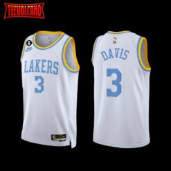 Los Angeles Lakers Anthony Davis 2022-23 White Classic Edition Jersey