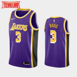 Los Angeles Lakers Anthony Davis Purple Statement Jersey