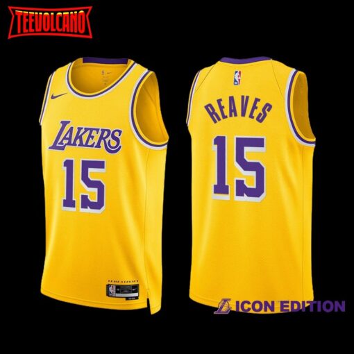 Los Angeles Lakers Austin Reaves 2022-23 Gold Icon Edition Jersey