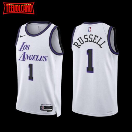 Los Angeles Lakers D’Angelo Russell 2022-23 City Edition Jersey White