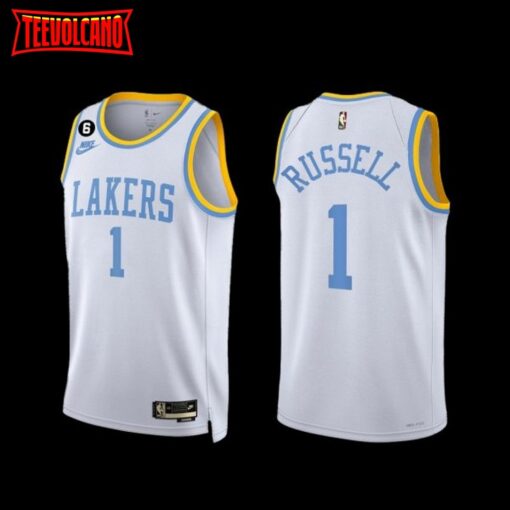 Los Angeles Lakers D’Angelo Russell 2022-23 Classic Edition Jersey White