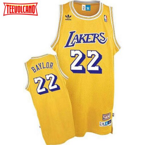 Los Angeles Lakers Elgin Baylor Yellow Throwback Jersey