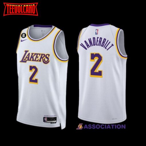 Los Angeles Lakers Jarred Vanderbilt 2022-23 Association Edition Jersey White