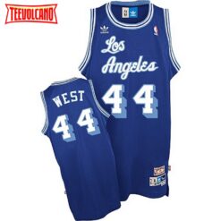 Los Angeles Lakers Jerry West Blue Throwback Jersey