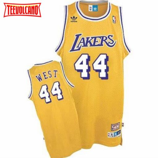 Los Angeles Lakers Jerry West Yellow Throwback Jersey