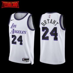 Los Angeles Lakers Kobe Bryant 2022-23 City Edition Jersey White