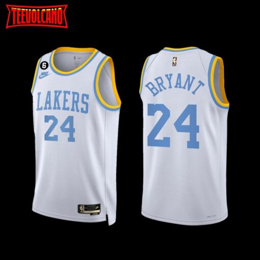 Los Angeles Lakers Kobe Bryant 2022-23 White Classic Edition Jersey