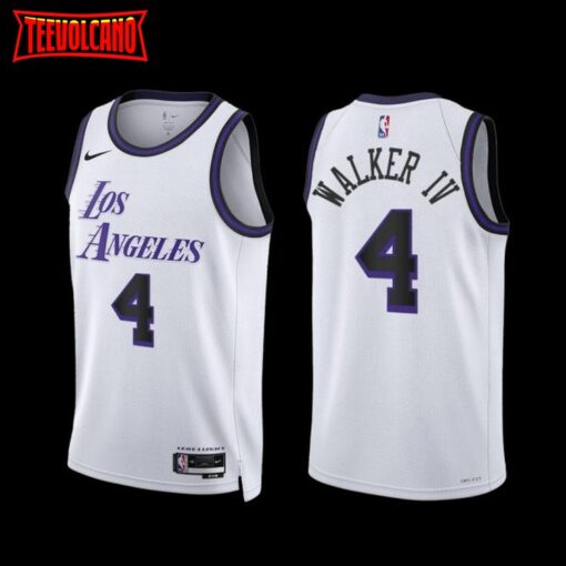 Los Angeles Lakers Lonnie Walker IV 2022-23 City Edition Jersey White