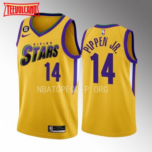 Los Angeles Lakers Scotty Pippen Jr. 2023 NBA Rising Stars Yellow Jersey