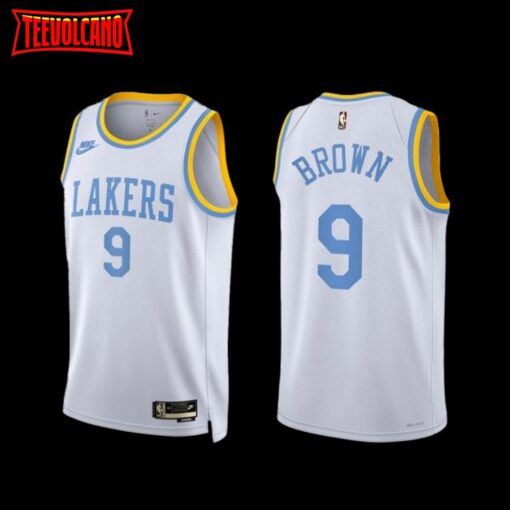 Los Angeles Lakers Sterling Brown 2022-23 White Classic Edition Jersey