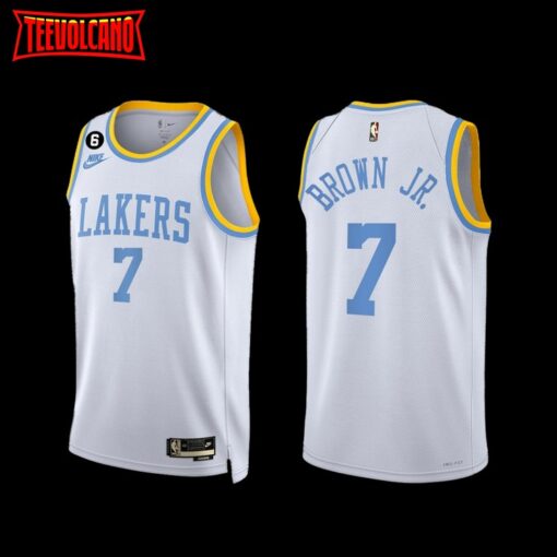 Los Angeles Lakers Troy Brown Jr. 2022-23 Classic Edition Jersey White