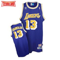 Los Angeles Lakers Wilt Chamberlain Purple Throwback Jersey