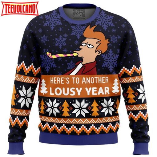 Lousy Year Futurama Ugly Christmas Sweater