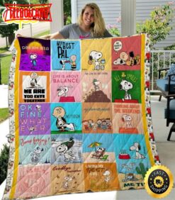 Love Snoopy Quilt Fleece The Peanuts Movie Snoopy Dog Blanket