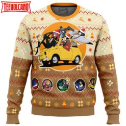 Lupin the 3rd Happy Trip Ugly Christmas Sweater