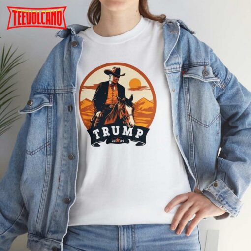 Make America Cowboy Again – Trump Western 2024 Shirt