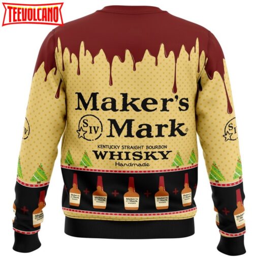 Maker’s Mark Whisky Ugly Christmas Sweater