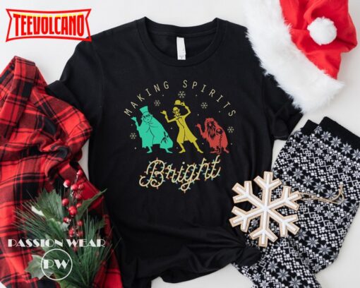 Making Spirits Bright Disney Christmas Shirt