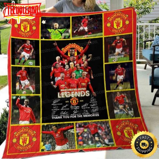 Manchester United All Season Football Christmas Blanket