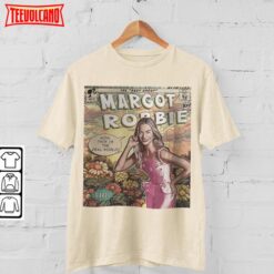 Margot Robbie Comic Shirt, Margot Robbie 90S Merch Book Art T Shirt