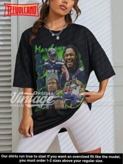 Marshawn Lynch Shirt, Football shirt, Classic 90s Graphic T Shirt