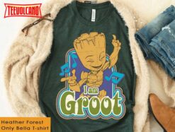 Marvel Guardians of the Galaxy I am Groot Vintage Music Graphic T Shirt