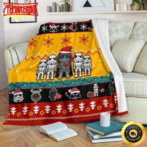 Marvel Star Wars Blanket Darth Vader Stormtrooper Army Red Yellow Black Blanket Marvel