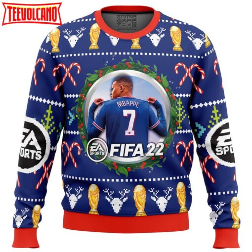 Mbappe EA Sports FIFA Ugly Christmas Sweater