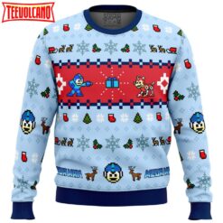 Mega Man Mega Holiday Ugly Christmas Sweater