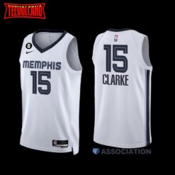 Memphis Grizzlies Brandon Clarke 2022-23 Association Edition Jersey White