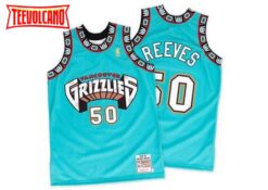 Memphis Grizzlies Bryant Reeves Green Throwback Jersey