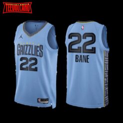 Memphis Grizzlies Desmond Bane 2022-23 Blue Statement Edition Jersey