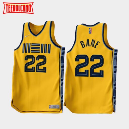 Memphis Grizzlies Desmond Bane 2022-23 Earned Edition Jersey Gold