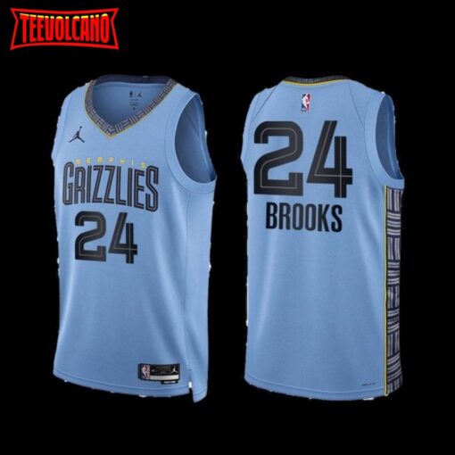 Memphis Grizzlies Dillon Brooks 2022-23 Blue Statement Edition Jersey