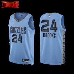 Memphis Grizzlies Dillon Brooks 2022-23 Blue Statement Edition Jersey