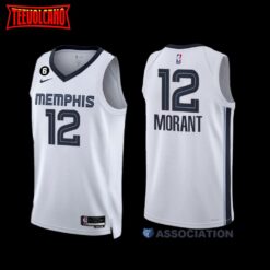 Memphis Grizzlies Ja Morant 2022-23 Association Edition Jersey White