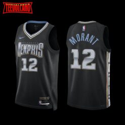 Memphis Grizzlies Ja Morant 2022-23 City Edition Jersey Black