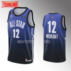 Memphis Grizzlies Ja Morant 2023 NBA All-Star Blue Jersey