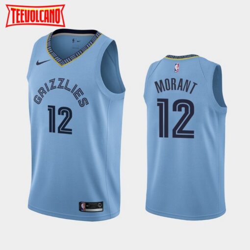 Memphis Grizzlies Ja Morant Blue Statement Jersey